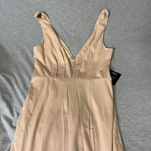 Lulus Women's Adelina Blush Sleeveless Mermaid Maxi Dress - Picture 10 of 15